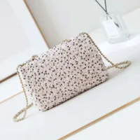 Chanel Women Evening Bag Sequins Gold Tone Metal AS4298 (1)