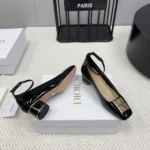 Dior Women Miss Dior Pump Black Patent Calfskin – Image 6