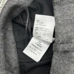 Pantaloni da donna Dior in tweed di lana vergine grigio