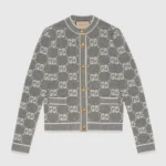 Cardigan aus GG-Wollbouclé-Jacquard 713300XKCNA1130