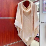 Gucci Unisex GG Lamé Jacquard Scialle-Beige 6948393G7209400