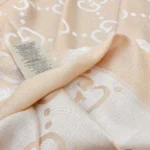 Gucci Unisex GG Lamé Jacquard Scialle-Beige 6948393G7209400