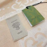 Gucci Unisex GG Lamé Jacquard Scialle-Beige 6948393G7209400