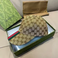 Gucci Unisex Original GG Baseball Hat-Beige 7890164HBA89784