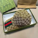 Cappello da baseball Gucci unisex originale GG - Beige 7890164HBA89784