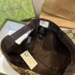 Cappello da baseball Gucci unisex originale GG - Beige 7890164HBA89784