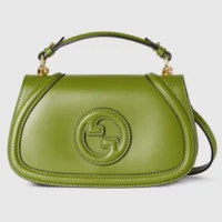 Gucci Women Blondie Small Top Handle Bag-Green 815714AAEC23506 (1)