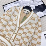 Gucci Women GG Wool Boucle Jacquard Cardigan ‎770060XKCNA9273
