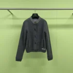 Cárdigan Gucci de lana acanalada y acolchado para mujer 807741XKEFH1189