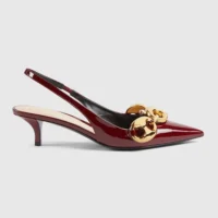 Gucci Women Slingback with Gucci Marina Chain 794372BNC806207 (1)