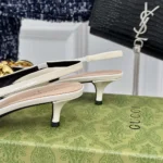 Gucci Women Slingback with Gucci Marina Chain 794372BNC809540