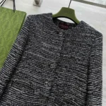 Gucci Women Striped Tweed Lame Jacket 789967ZAQ9N1138