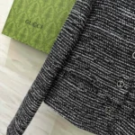Gucci Women Striped Tweed Lame Jacket 789967ZAQ9N1138