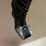 Louis Vuitton LV Women Calfskin Monogram Patti Wedge Half Boots-Brown