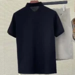 Louis Vuitton Men Classic Short Sleeve Pique Polo Black-1A1S89