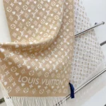Louis Vuitton Unisex Game On Scarf-Beige M76900