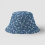 Sombrero de pescador unisex Louis Vuitton Monogram Essential - Azul M78772