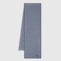 Louis Vuitton Unisex Néo Petit Damier Scarf-Silver M79202 (1)