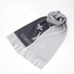 Louis Vuitton Unisex Reykjavik Gradient Scarf -Gray M76336
