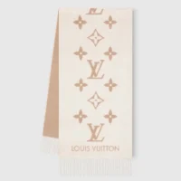 Louis Vuitton Unisex Reykjavik Scarf-Beige M78123