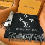 Louis Vuitton Unisex Reykjavik Halsduk - Svart M71040