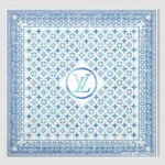 Louis Vuitton Women LV Tiles Square 90-Blue M73333