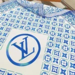 Louis Vuitton Women LV Tiles Square 90-Blue M73333