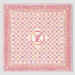 Louis Vuitton Women LV Tiles Square 90-Pink M77219