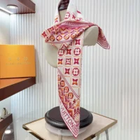 Louis Vuitton Women LV Tiles Square 90-Pink M77219 (1)