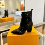 Louis Vuitton Women Trinity Ankle Boot-Black 1AD1TF