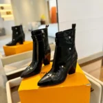 Louis Vuitton Women Trinity Ankle Boot-Black 1AD1TF