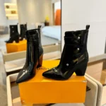 Louis Vuitton Women Trinity Ankle Boot-Black 1AD1TF