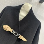 Louis Vuitton Women Utility Clip Cardigan-Black 1AFTY1