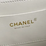 Chanel Women Small Tote Lambskin-Light Grey AS5036