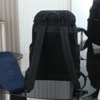 Dior Men Dior 8 Backpack with Flap Black Dior Oblique Jacquard (1)