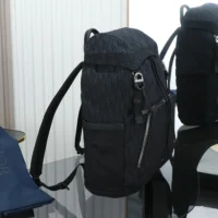 Dior Men Dior 8 Backpack with Flap Black Dior Oblique Jacquard (1)