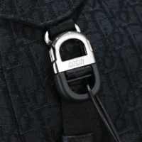 Dior Men Dior 8 Backpack with Flap Black Dior Oblique Jacquard (1)