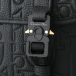 Dior Herr Hit the Road Messengerväska med klaff Svart Dior Gravity Läder