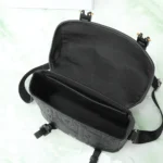 Dior Herr Hit the Road Messengerväska med klaff Svart Dior Gravity Läder