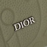 Dior Men Rider 2.0 Zipped Messenger Bag Khaki Dior Gravity Leather and Khaki Grained Calfskin