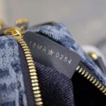 Dior Groove 20 Tasche aus blauem Dior Oblique Jacquard-Denim für Damen