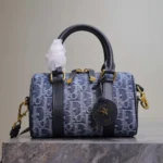 Dior Groove 20 Tasche aus blauem Dior Oblique Jacquard-Denim für Damen