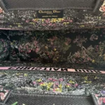 Dior Women Large Dior Book Tote Black Embroidery M1286ZEDO_M911