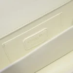 Dior Women Mini Dior Ange Bag Latte Macrocannage Calfskin M4401UNMZ