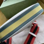 Gucci Women Attache Small Shoulder Bag White Leather 699409