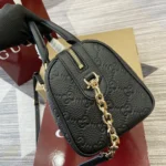 Gucci Women GG Emblem Small Top Handle Bag 815255AAEEM1000