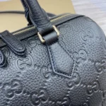 Gucci Women GG Emblem Small Top Handle Bag 815255AAEEM1000