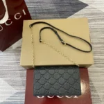 Gucci Women GG Emblem Super Mini Shoulder Bag 818705AAEEM1000