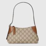 Gucci Damen GG Emblem Super Mini Schultertasche 820696FAD6L9758