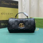 Gucci Women GG Milano Mini Top Handle Bag-Black 806017AAD5U1000
